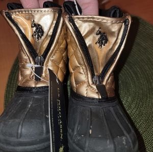 Girls U.S. polo snow boots